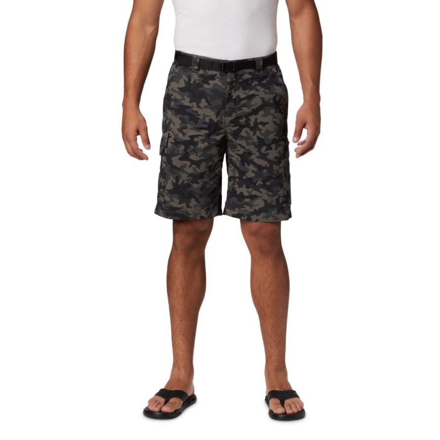 Herren-Cargo-Shorts Mit Silver Ridge-Print Columbia Black Camo