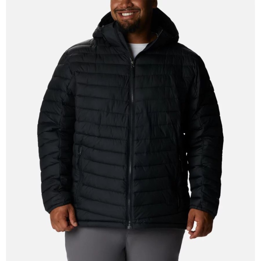 Herren-Slope-Edge-Isolierjacke Mit Kapuze Big Black Columbia