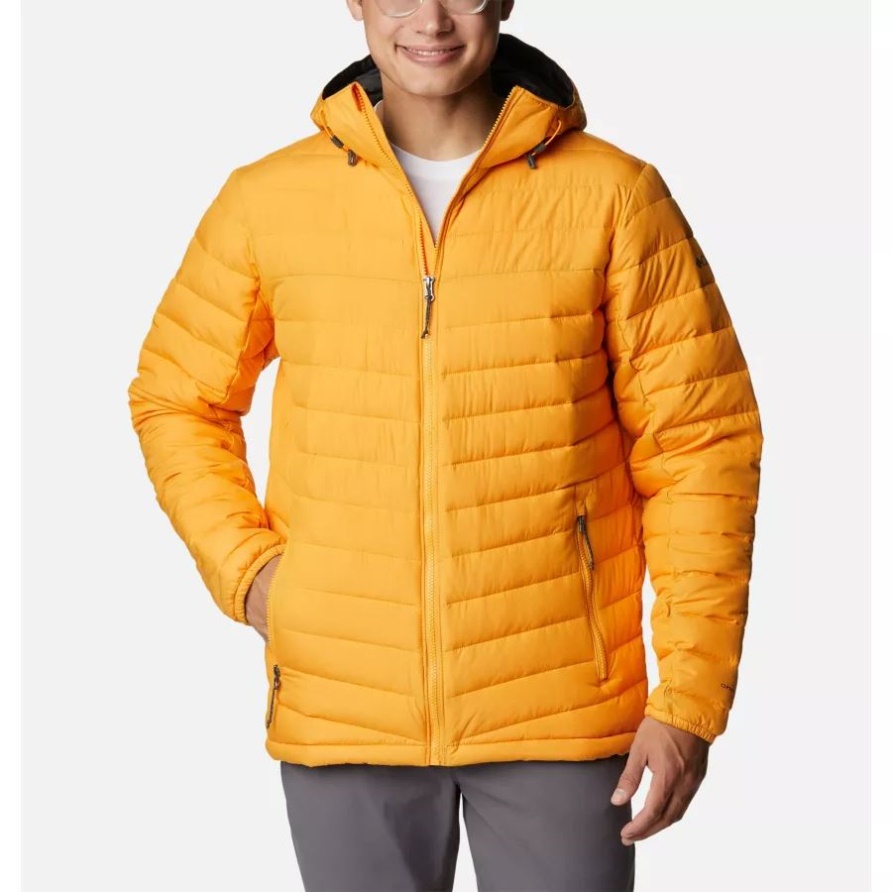 Herren-Slope-Edge-Isolierjacke Mit Kapuze Von Columbia Marke Mango
