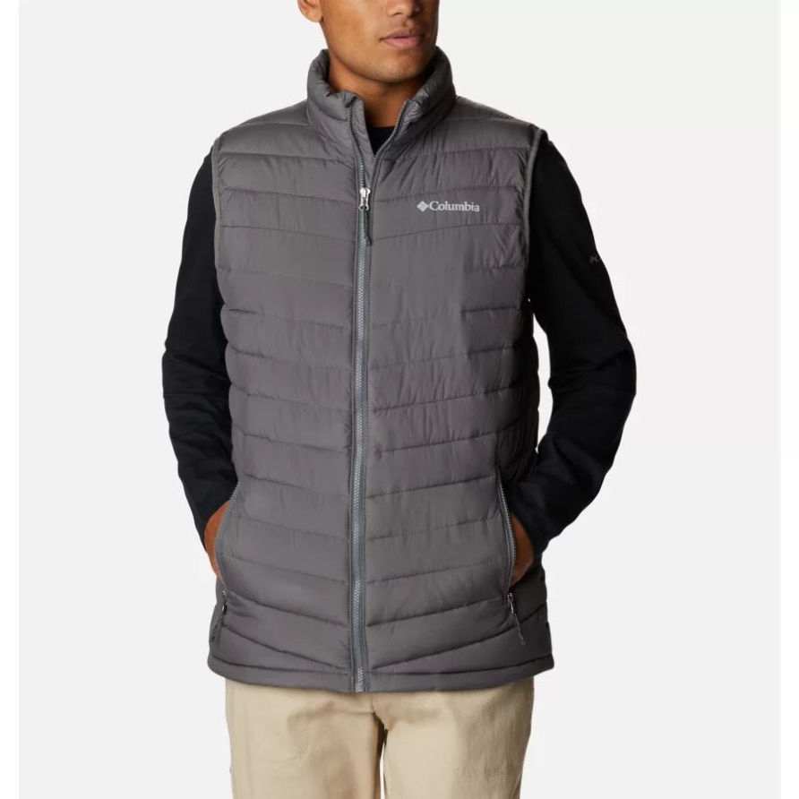 Herren Slope Edge Weste City Grey Columbia