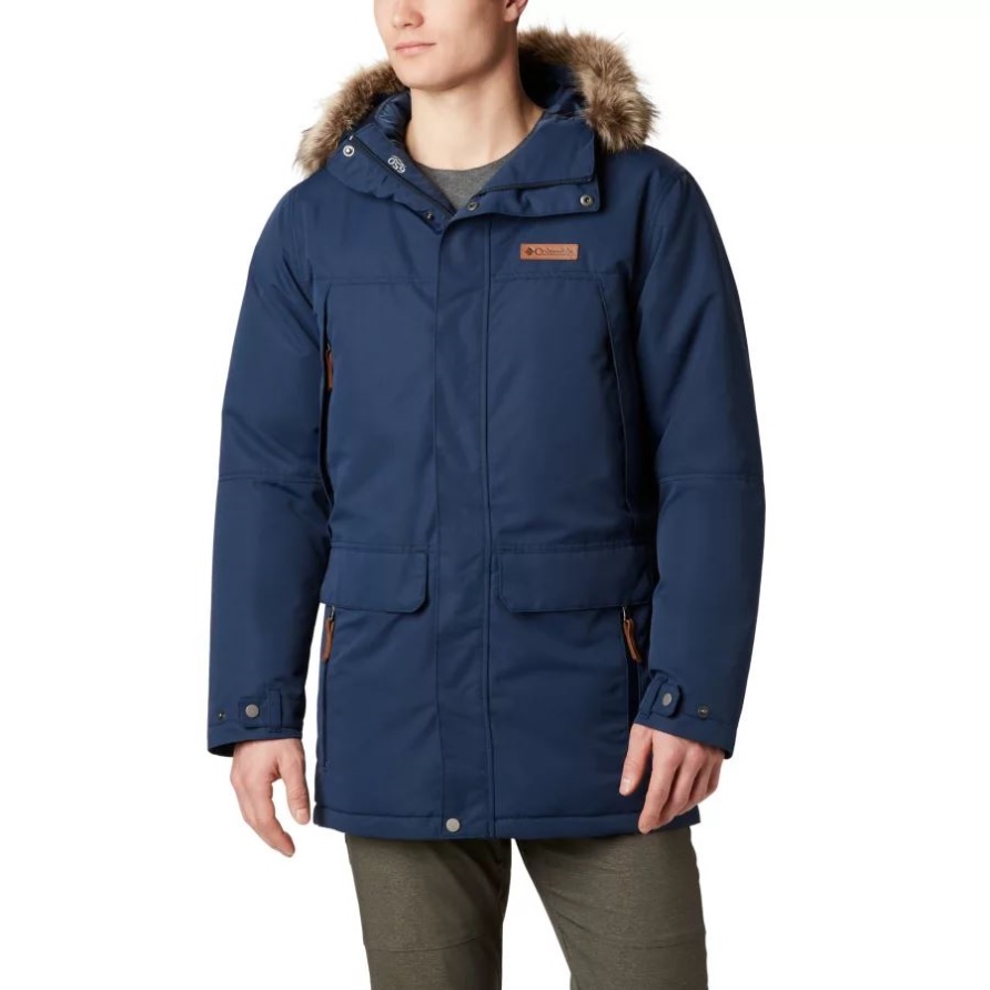 South Canyon Long Down Parka Für Herren Collegiate Navy Columbia