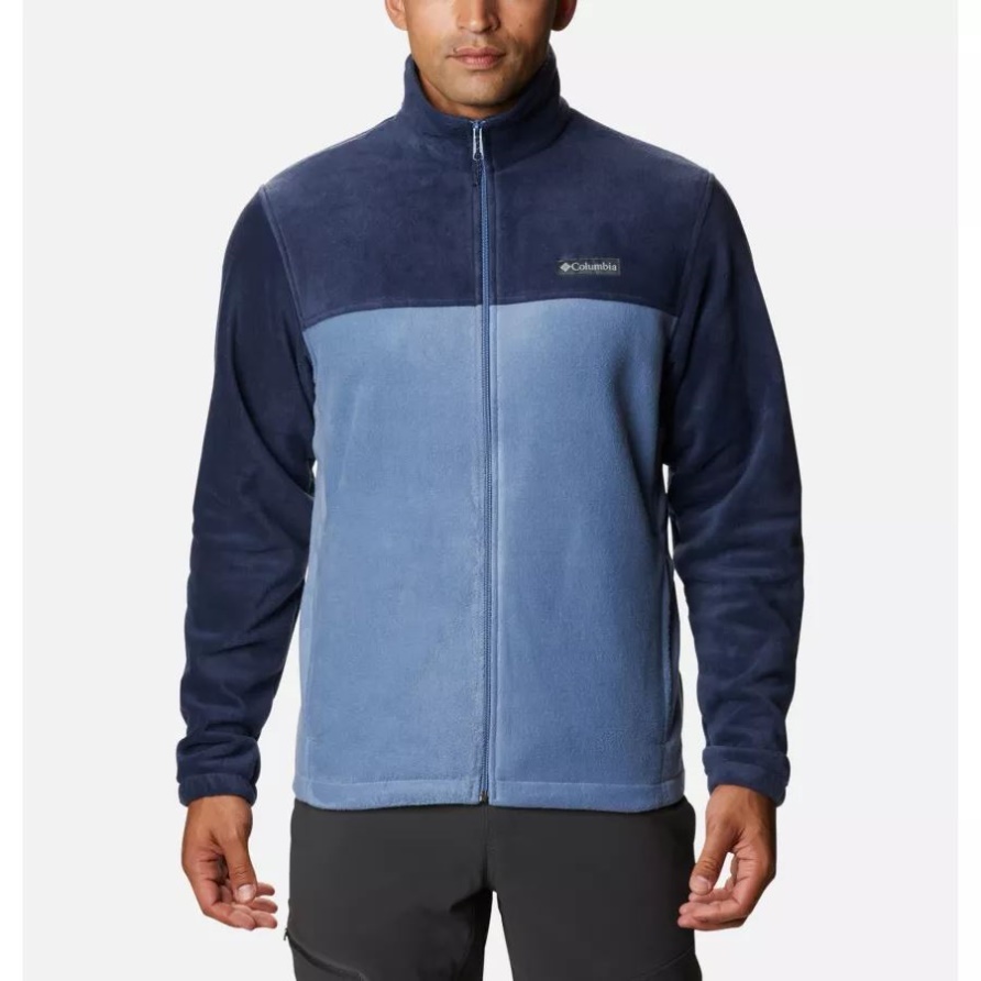 Steens Mountain 2.0 Fleecejacke Mit Durchgehendem Reißverschluss Für Herren Groß Collegiate Navy/Bluestone Columbia