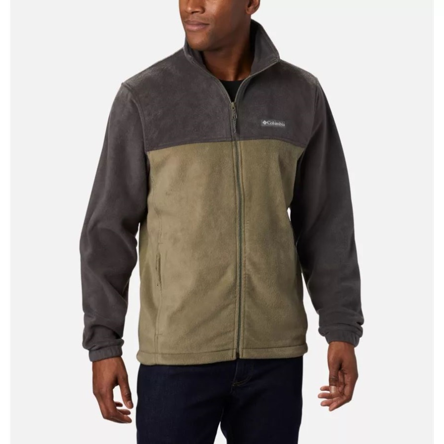 Steens Mountain 2.0 Fleecejacke Mit Durchgehendem Reißverschluss Für Herren Big Shark/Stone Green Columbia