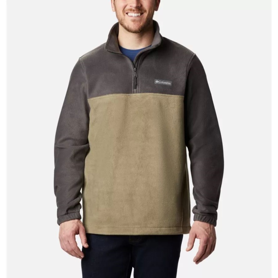 Steens Mountain Fleece Mit Halbem Reißverschluss Für Herren Shark/Stone Green Columbia