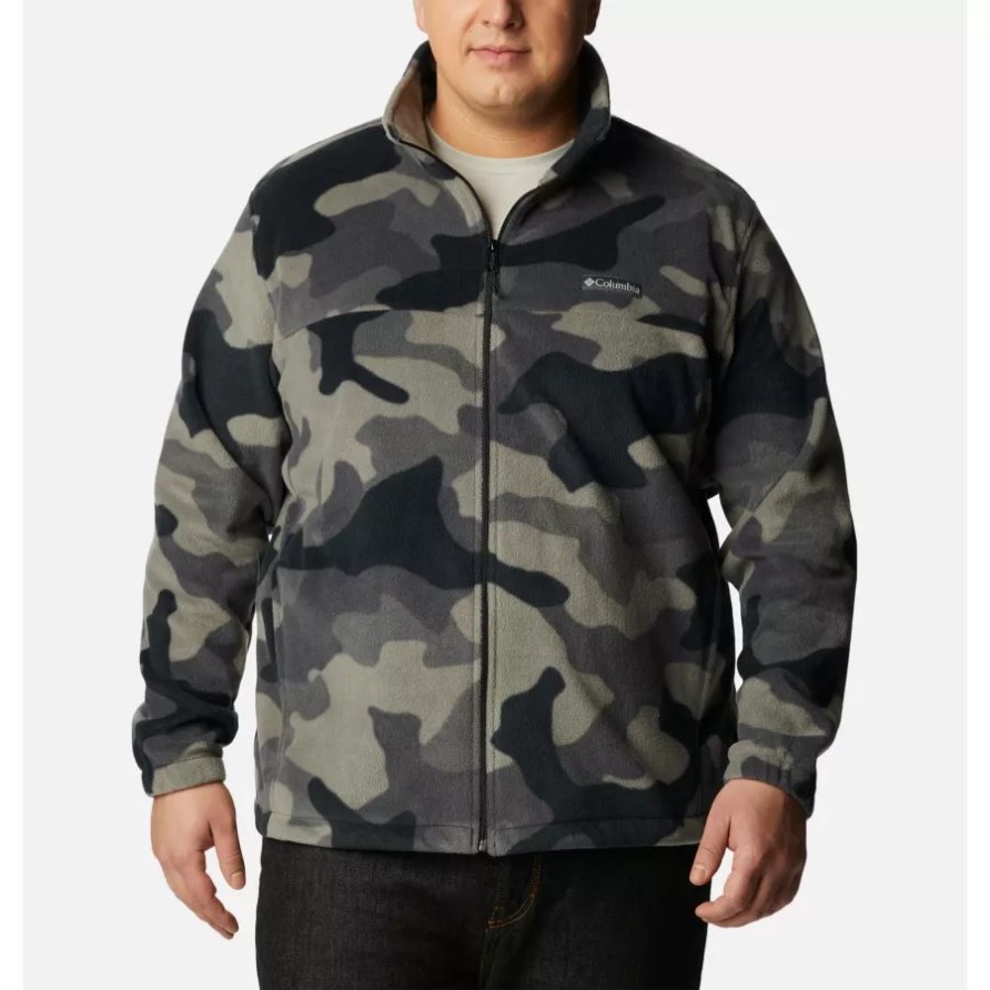 Herrenjacke Steens Mountain Mit Aufdruck Big Columbia Black Mod Camo