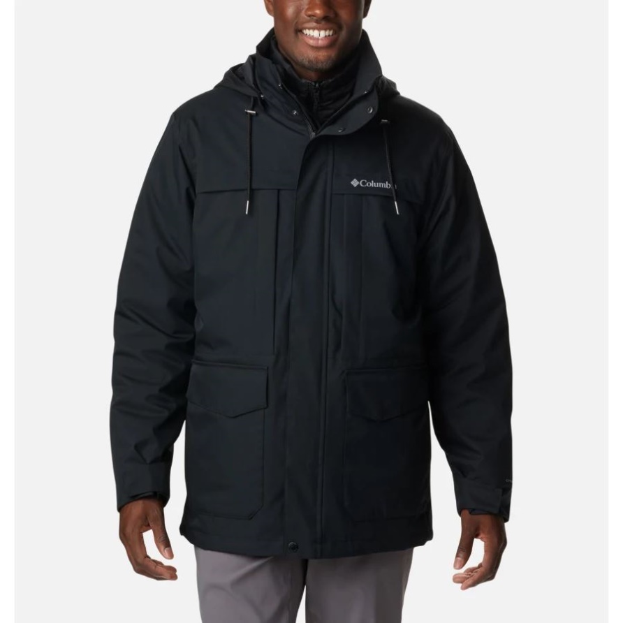 Stuart Island 3-in-1-austauschjacke Für Herren Columbia Schwarz