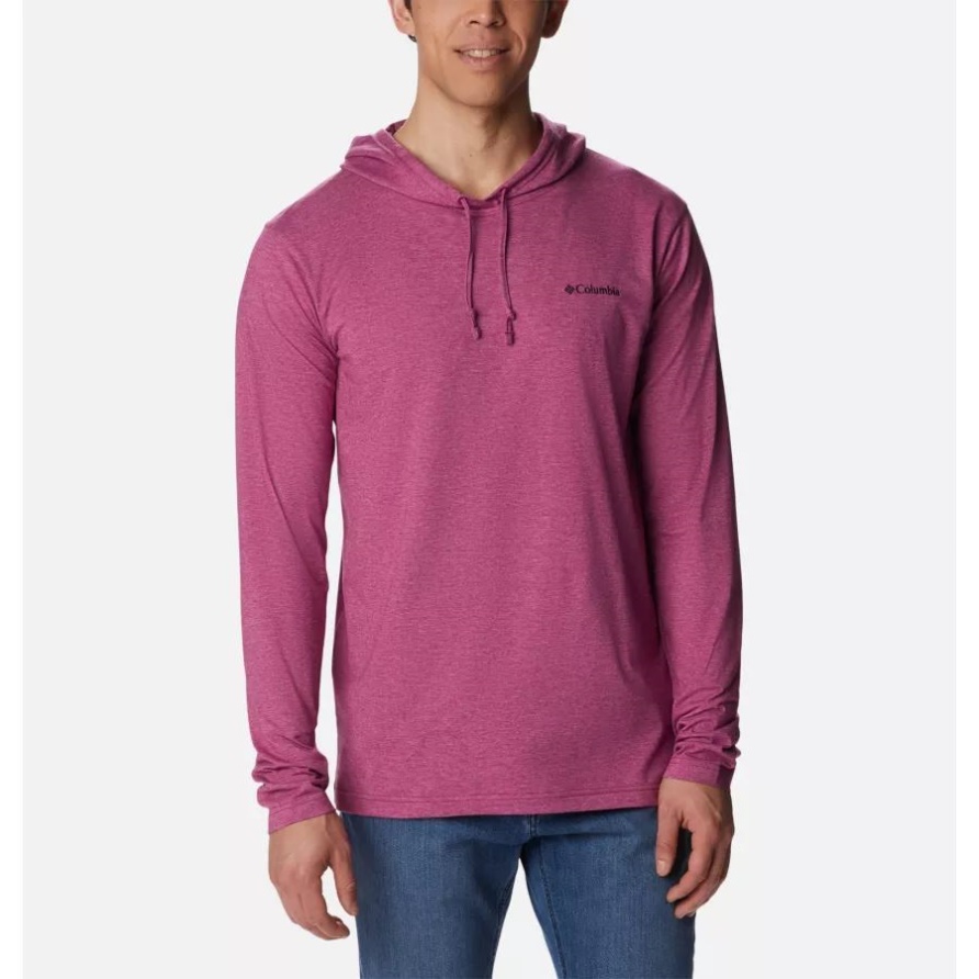 Sun Trek Technical Hoodie Für Herren Columbia Red Onion Heather