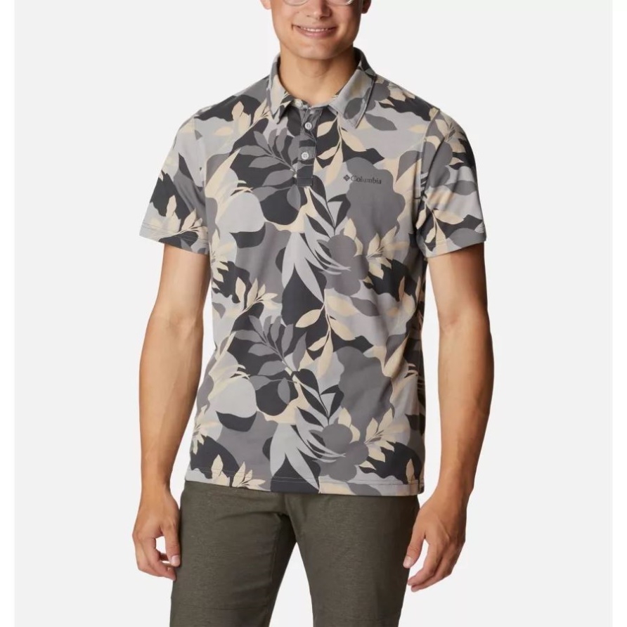 Herren Thistletown Hills Polo City Grau Floriated Columbia