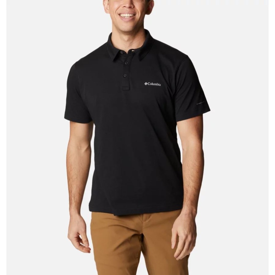 Herren Thistletown Hills Polo Columbia Schwarz