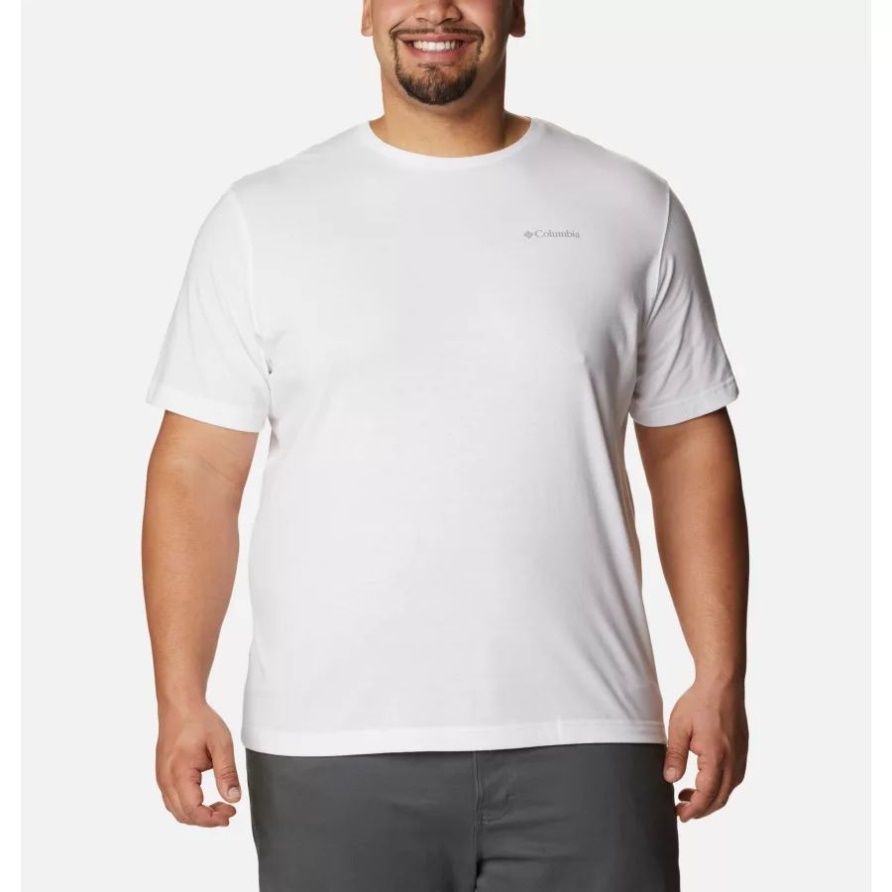Herren Thistletown Hills Kurzarmhemd Big Columbia White