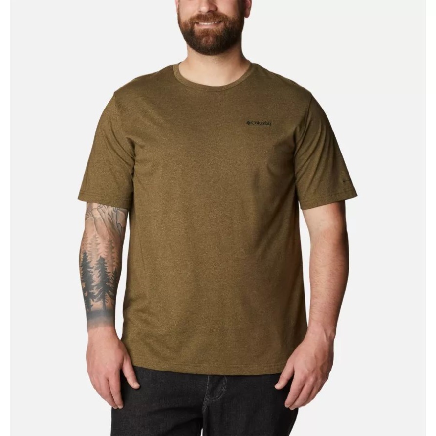 Herren Thistletown Hills Kurzarmhemd Big Olive Green/savory Columbia