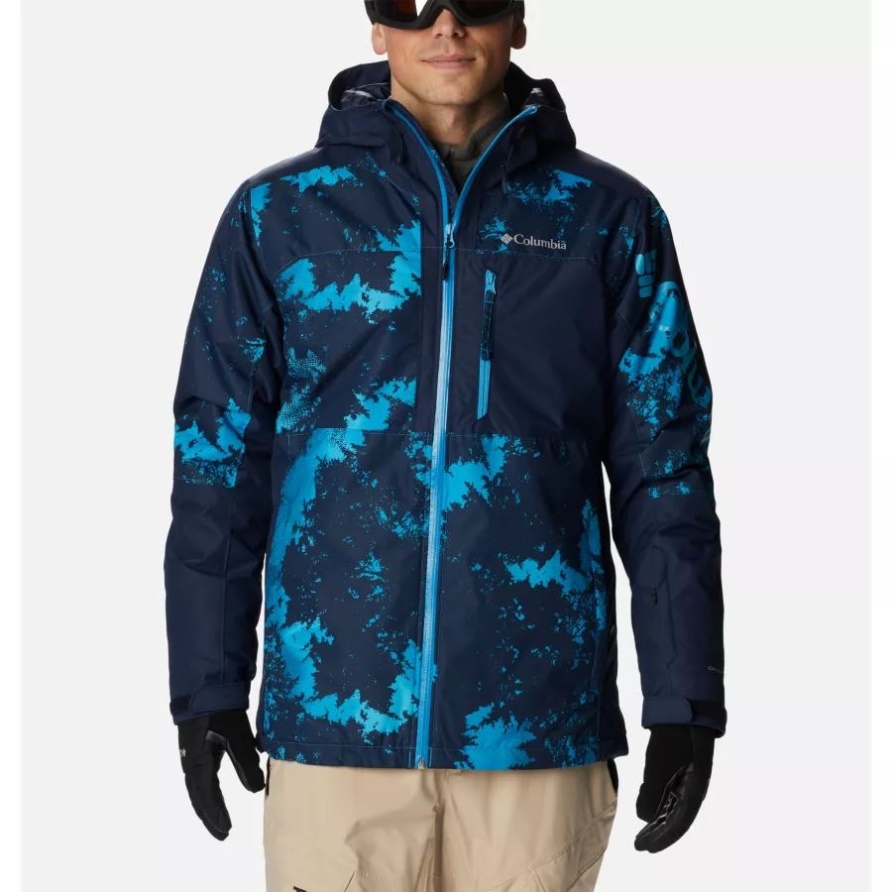 Timberturner II Skijacke Für Herren Compass Blue Look Up Print/Coll Navy Columbia
