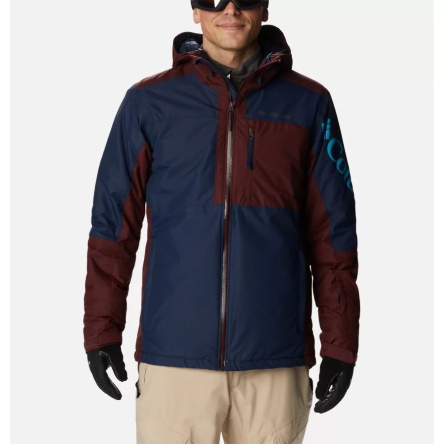 Timberturner II Wasserdichte Skijacke Für Herren Collegiate Navy/elderberry Columbia