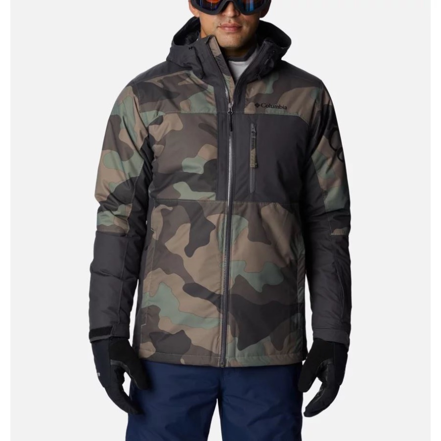 Timberturner II Wasserdichte Skijacke Für Herren Columbia Cypress Mod Camo Print/Shark