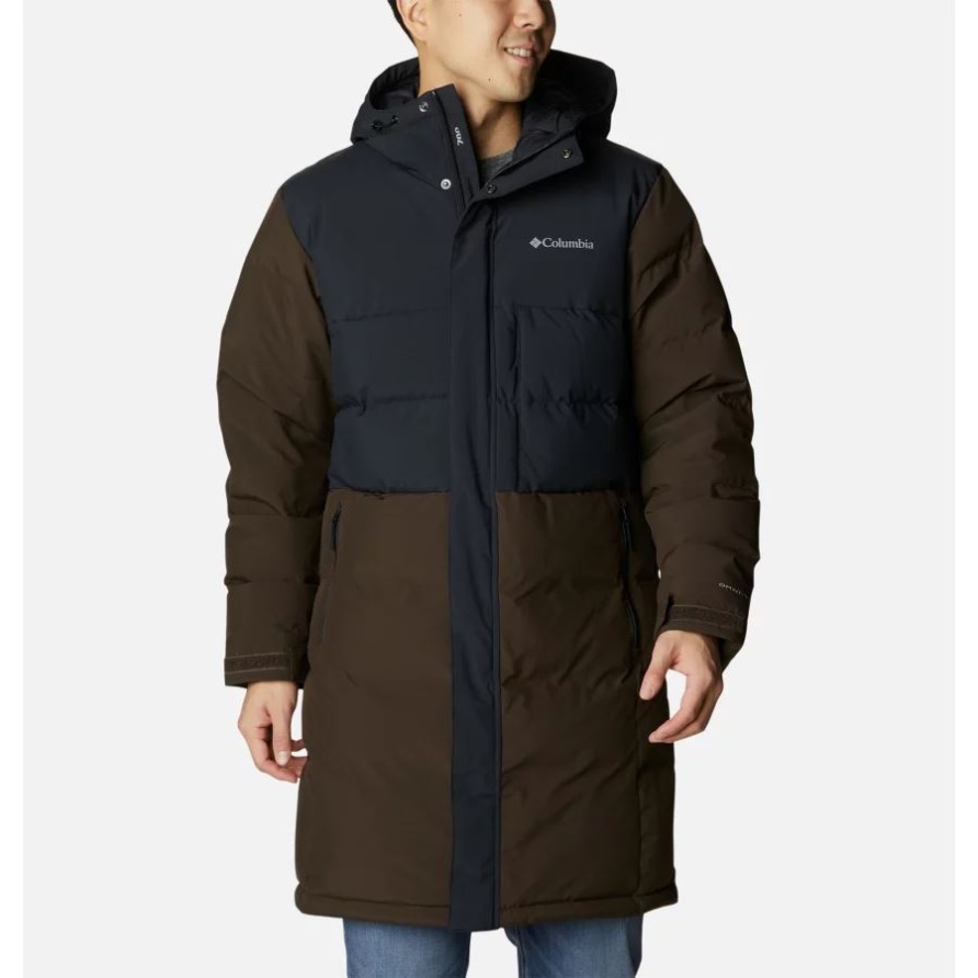 Herren Toyama Pass Down Parka Columbia Schwarz/cordovan