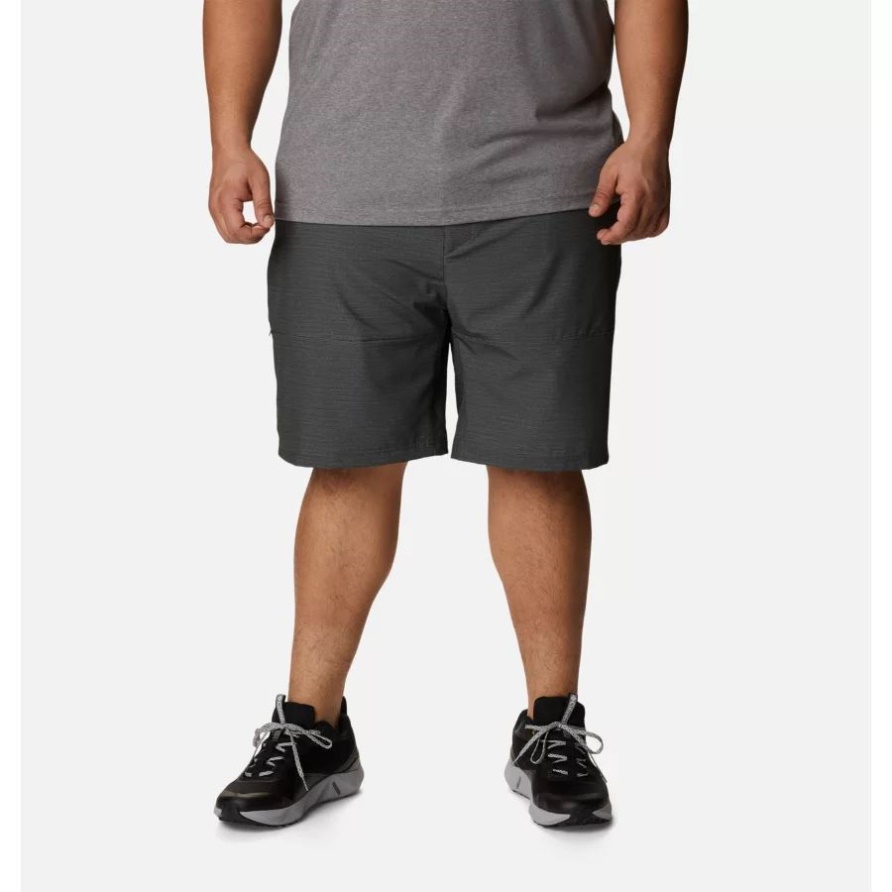 Herren-Twisted-Creek-Shorts Big City Grey Heather Columbia