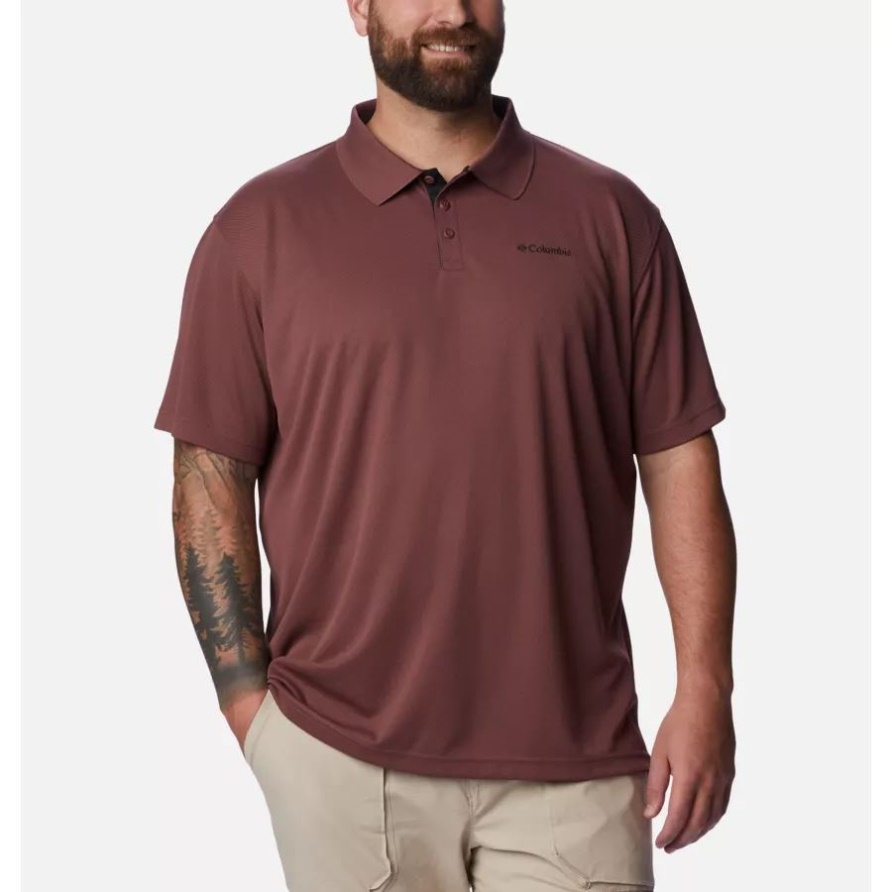 Verwender-Poloshirt Für Herren Big Light Raisin Columbia