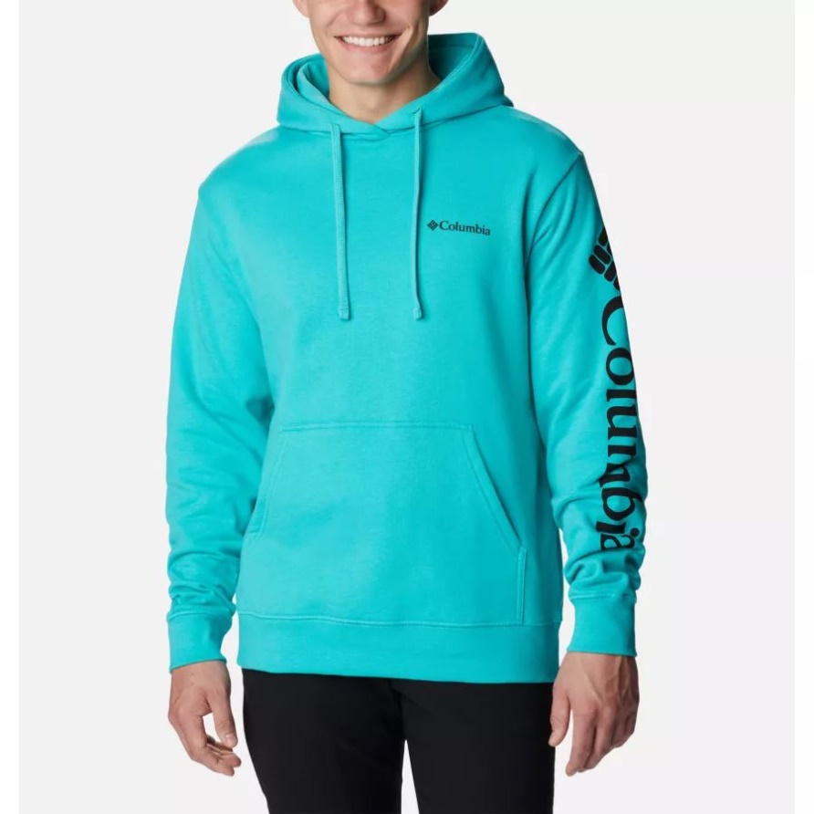 Viewmont II Ärmel-Grafik-Hoodie Für Herren Helles Aqua Columbia