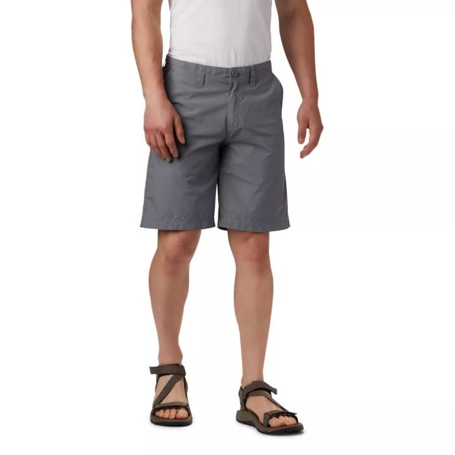 Ausgewaschene Shorts Für Herren Grau Asche Columbia