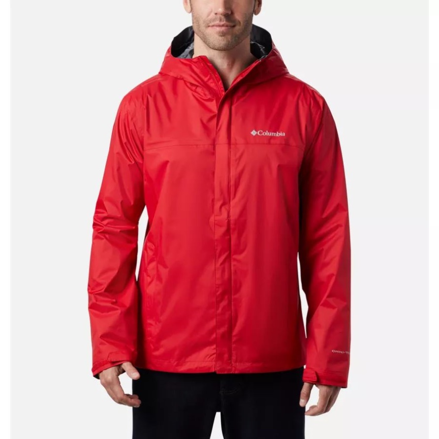 Wasserdichte Ii Regenjacke Für Herren Tall Mountain Red Columbia