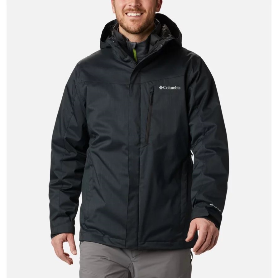Whirlibird Iv Interchange Jacke Für Herren Black Melange Columbia