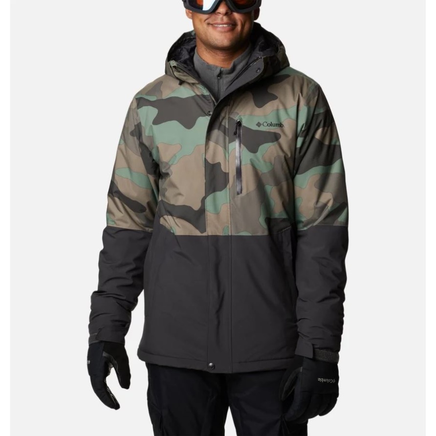 Winter District Skijacke Für Herren Columbia Shark/Cypress Mod Camo Print