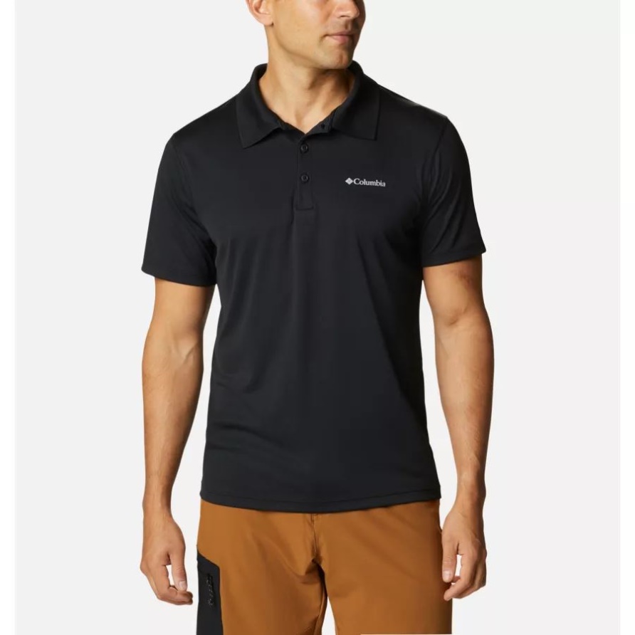 Zero Rules Poloshirt Für Herren Schwarz Columbia