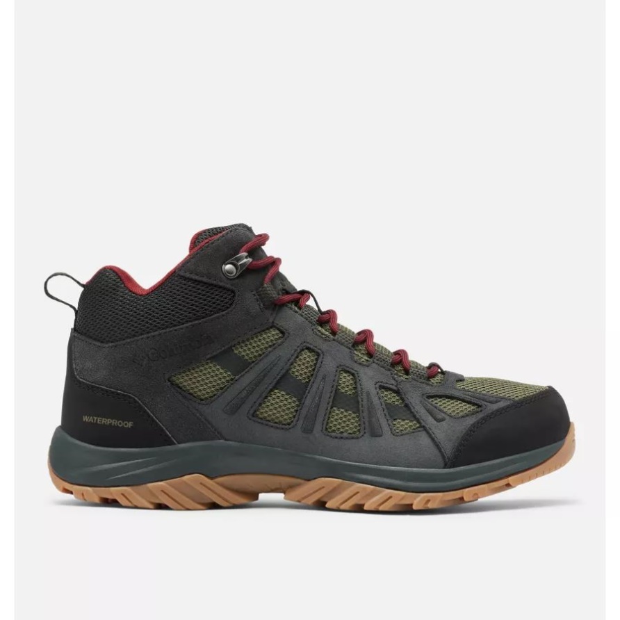 Redmond Iii Mid Wasserdichter Herrenschuh Columbia Nori/roter Jaspis