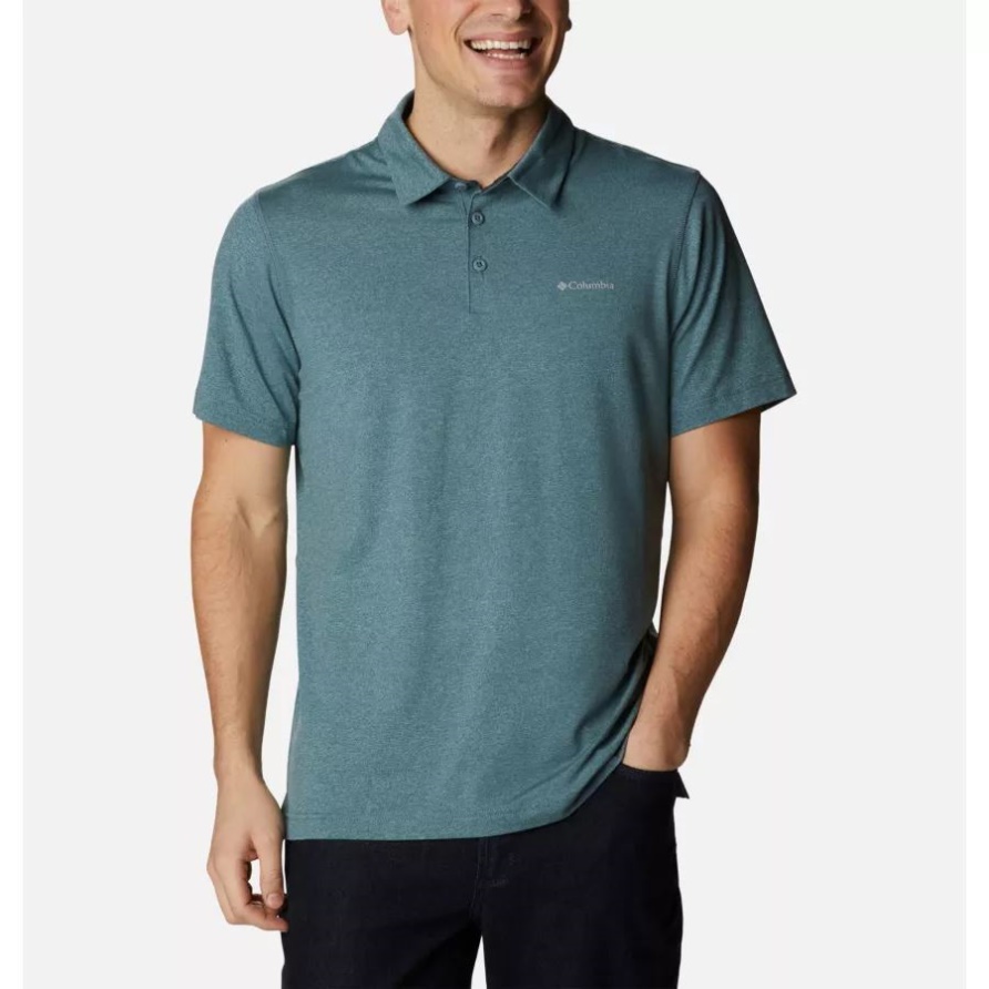 Metal Heather Tech Trail Poloshirt Für Herren Columbia