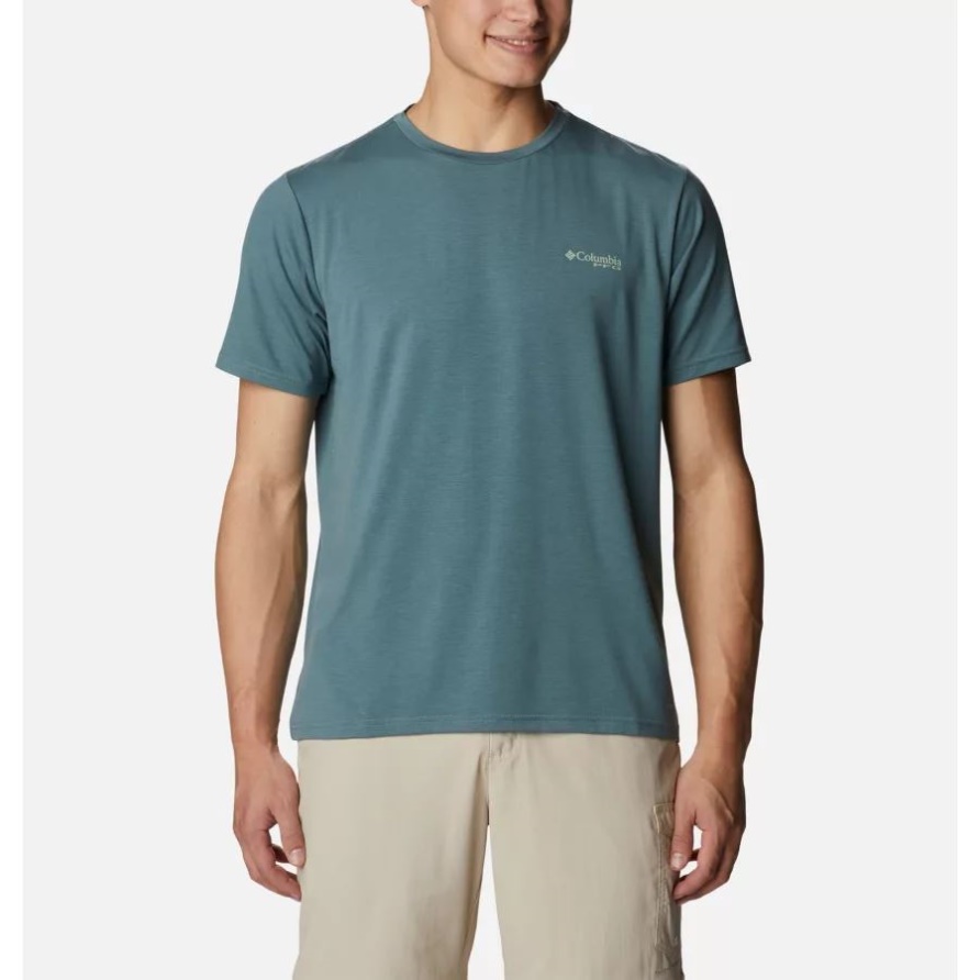 Metal/Safari Marlin Tropen Kolumbien Pfg Triangle Fill Tech T-Shirt Für Herren
