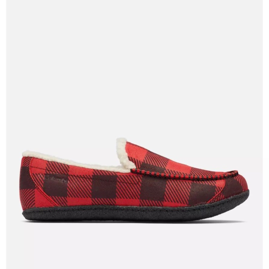 Mountain Red/Black Columbia Herren-Fairhaven-Slipper