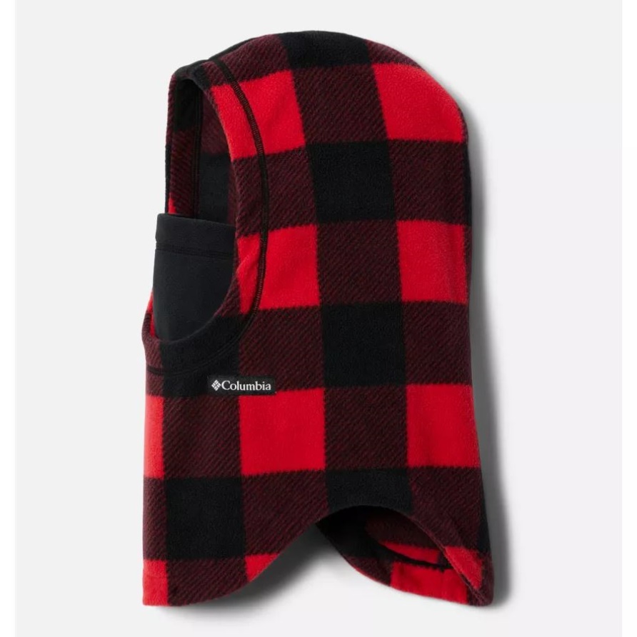 Mountain Red Check Print Columbia Frosty Trail Sturmhaube Für Kinder