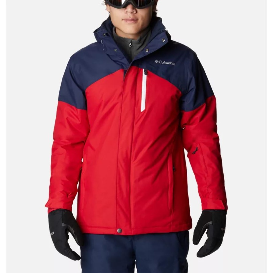 Mountain Red/Collegiate Navy Columbia Last Tracks Skijacke Für Herren