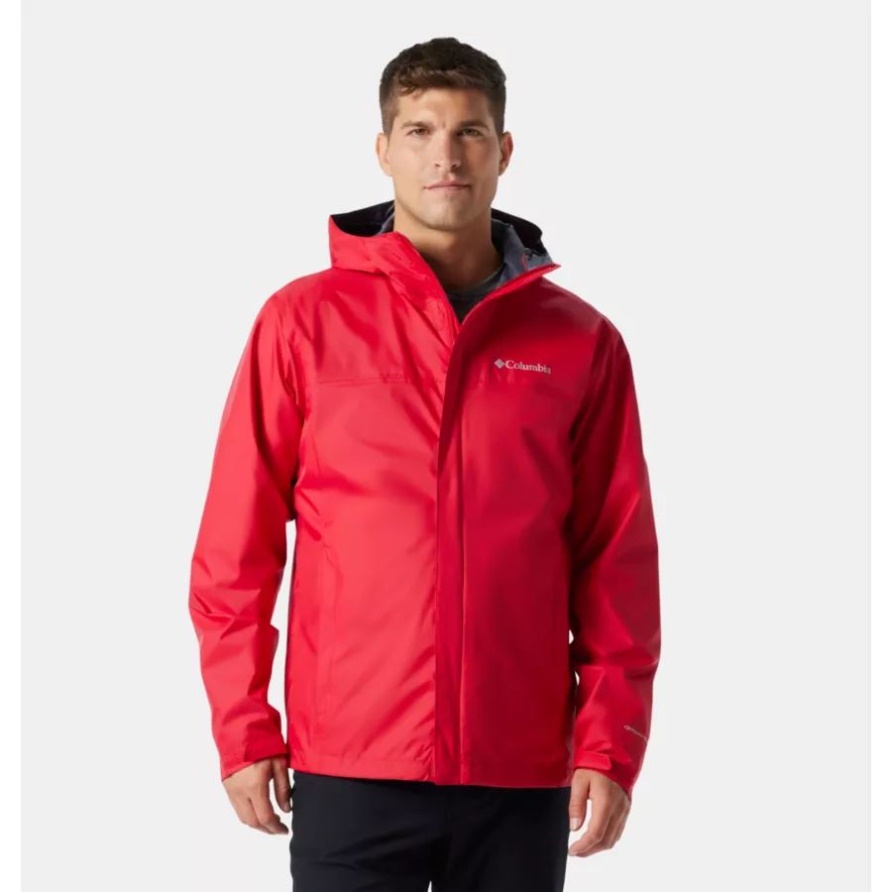 Mountain Red Columbia Wasserdichte Ii Regenjacke Für Herren