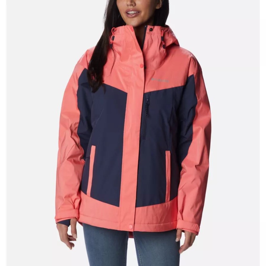 Neon Sunrise Sheen/Nocturnal Point Park Isolationsjacke Für Damen Columbia