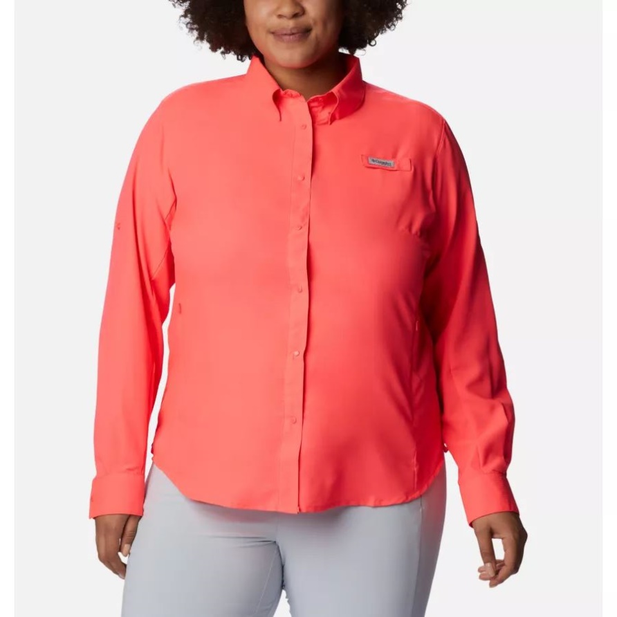 Neon Sunrise Pfg Tamiami Ii Langarmshirt Für Damen Plus Größe Columbia