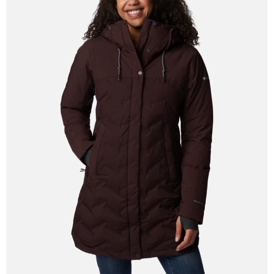 Neue Cinder Columbia Mountain Croo Ii Wasserdichte Mitteldaunenjacke Mit Kapuze Für Damen
