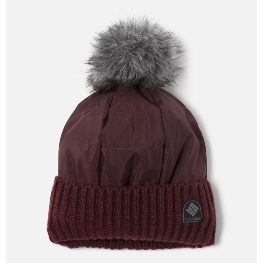 New Cinder Sheen/Marionberry Snow Diva Beanie Für Damen Columbia