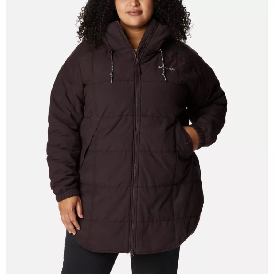 New Cinder/Warm Copper Check Multi Columbia Chatfield Hill Neuheitsjacke Für Damen In Übergröße