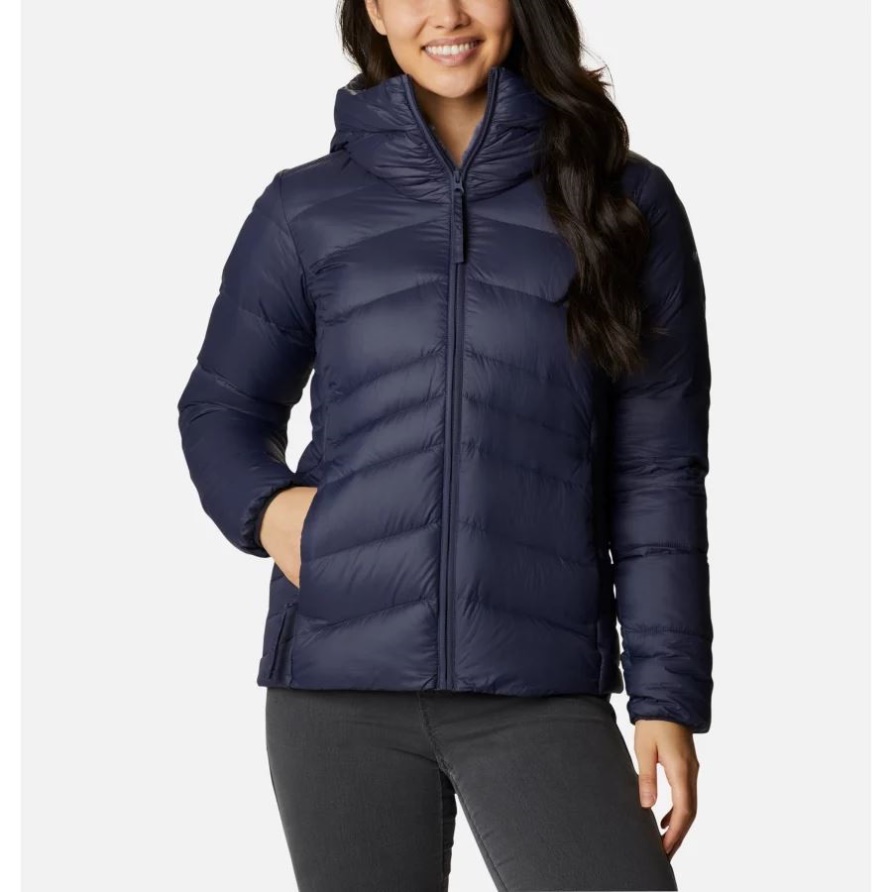 Nocturnal Columbia Damen Herbst Park Daunenjacke Mit Kapuze