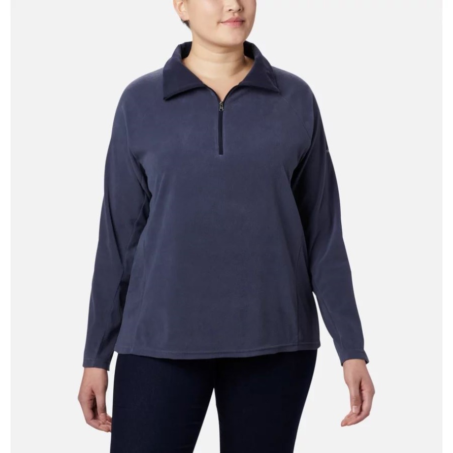 Nächtlicher Columbia Glazial Iv 1/2 Reißverschluss Plus Größe Für Damen