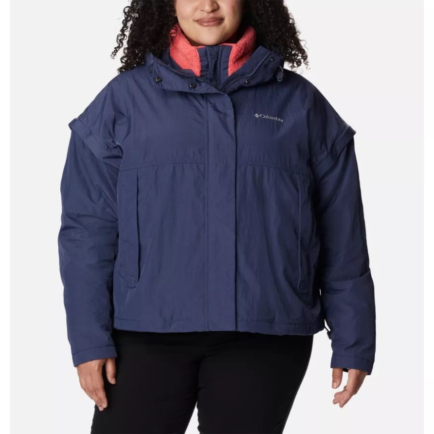 Nächtliche Columbia Laurelwoods Interchange Jacke Für Damen Plus Größe