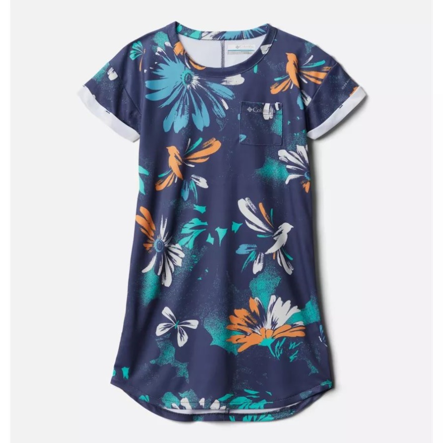 Nocturnal Daisy Party Multi Parker Ridge Kleid Für Mädchen Columbia