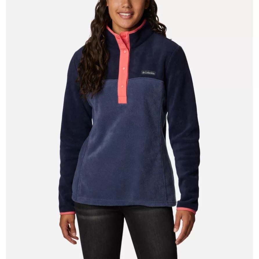 Nachtaktiv/dunkel Nachtaktiv Columbia Benton Springs 1/2 Snap-Pullover Für Damen
