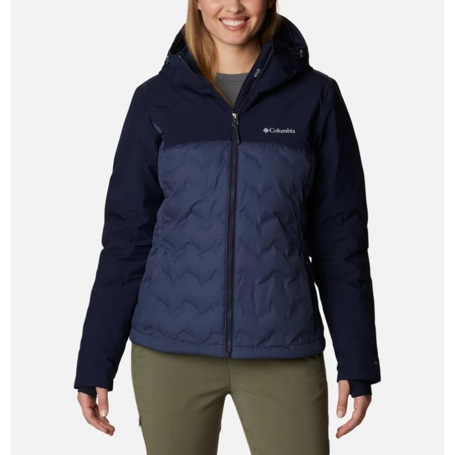 Nachtaktiv/dunkel Nachtaktiv Columbia Grand Trek Ii Wasserdichte Daunenjacke Mit Kapuze Für Damen