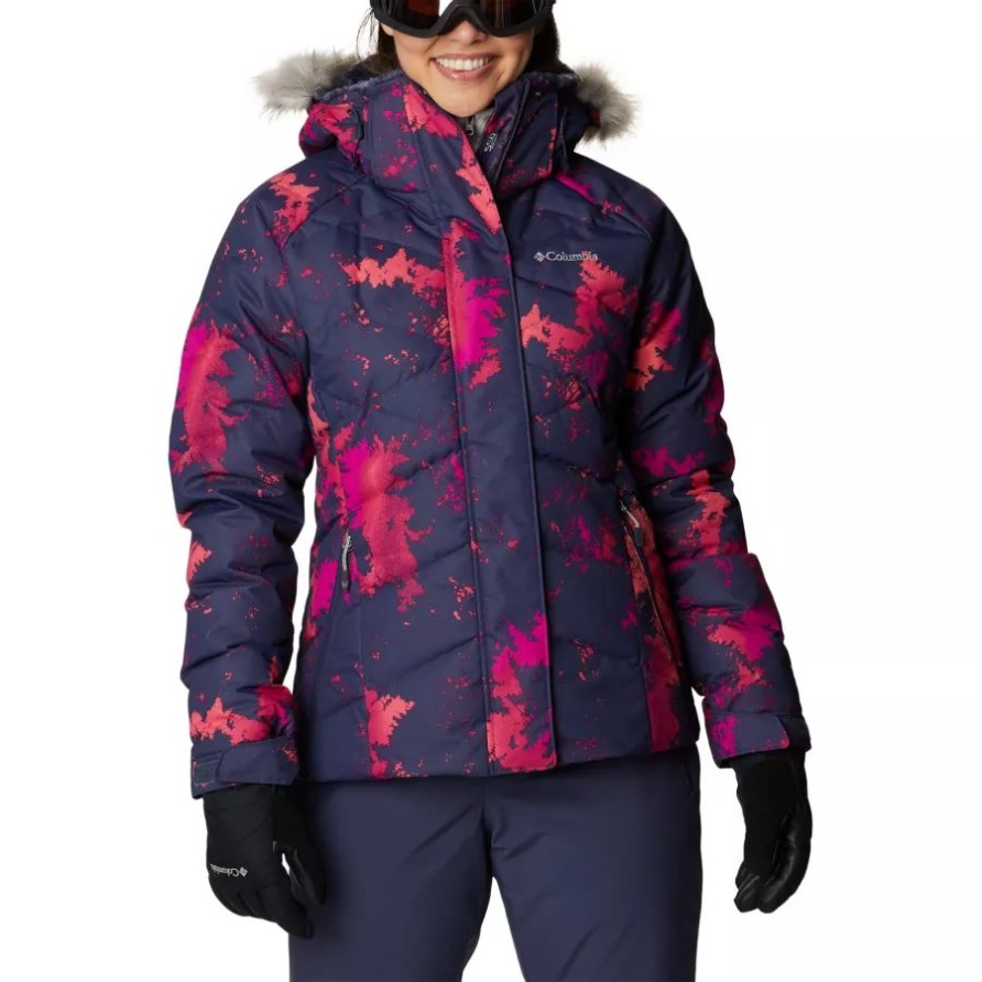 Nocturnal Lookup Print Columbia Lay D Down II Wasserdichte Daunen-Skijacke Für Damen