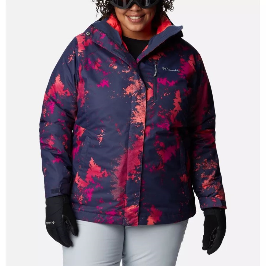 Nocturnal Lookup Print Whirlibird IV Interchange-Jacke Für Damen Plus Größe Columbia