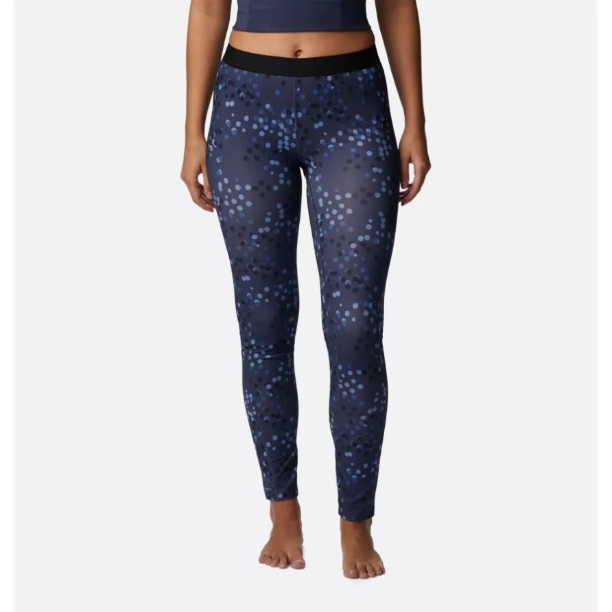 Nächtliche, Gepunktete Columbia Mittelschwere Baselayer-Strumpfhose Für Damen