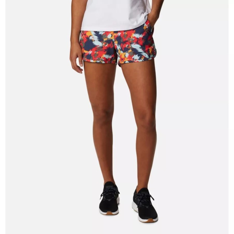 Nocturnal Typhoon Blooms Angenehme Creek Boardshorts Für Damen In Multi Columbia