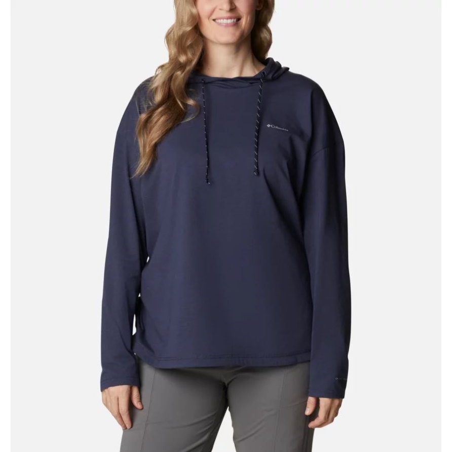 Nächtlicher Sun Trek Kapuzenpullover Für Damen Plus Größe Columbia